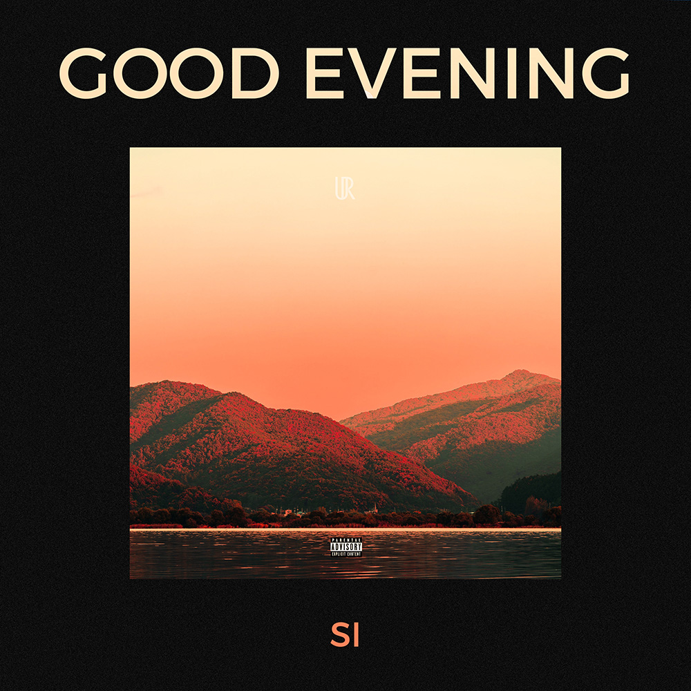 Good Evening — an evening range in a frame on black